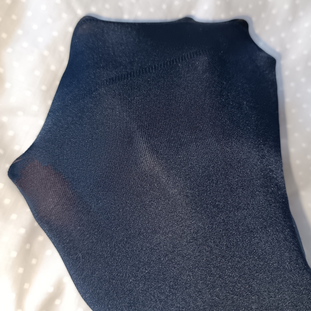 Women's Hosiery Bundle - 9 Pair. Black, charcoal & navy. Opaque & Sheer. - Picture 3 of 9